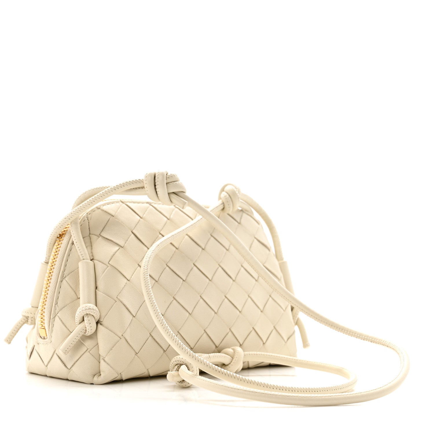 Bottega Veneta Nappa Intrecciato Concert Pouch Sea Salt 3 of 13