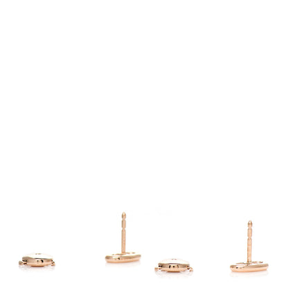 Hermes 18K Rose Gold TPM Farandole Stud Earrings 3 of 6