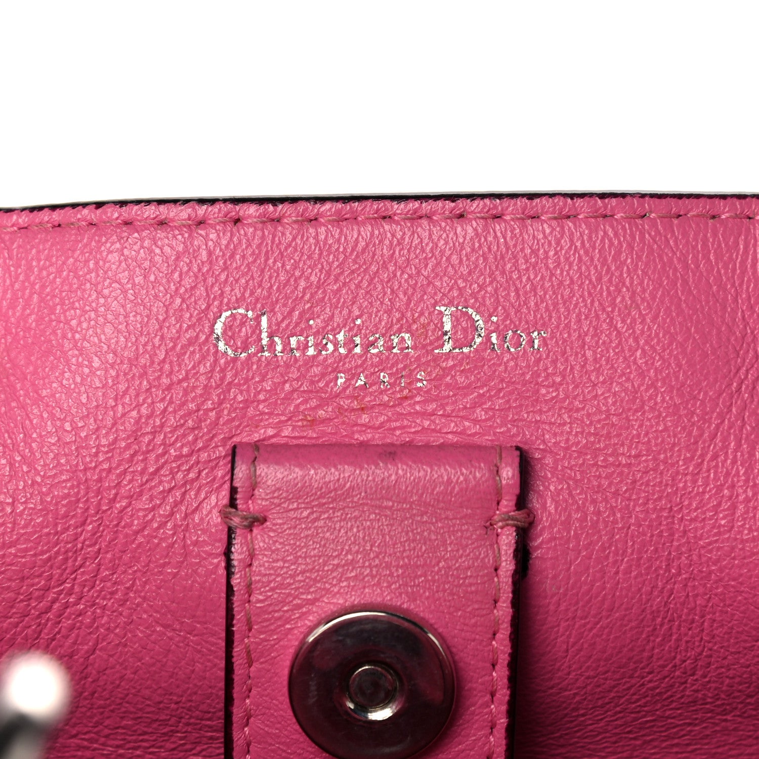 Christian Dior Calfskin Tri-Color Mini Diorissimo Tote 5 of 16