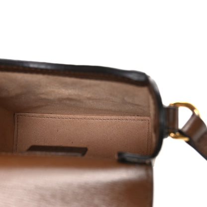 Gucci GG Supreme Monogram Mini Horsebit 1955 Crossbody Bag Beige Brown Sugar 5 of 12