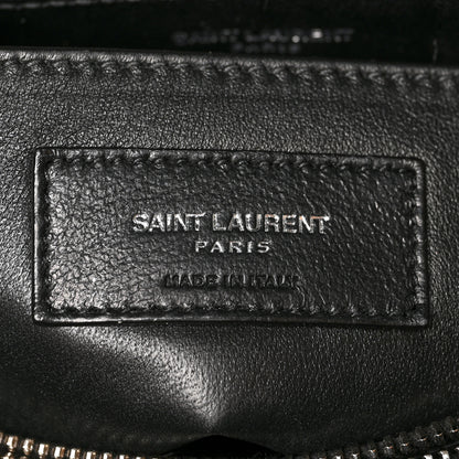 Saint Laurent Calfskin Y Quilted Monogram Small Loulou Chain Satchel Black 7 of 11