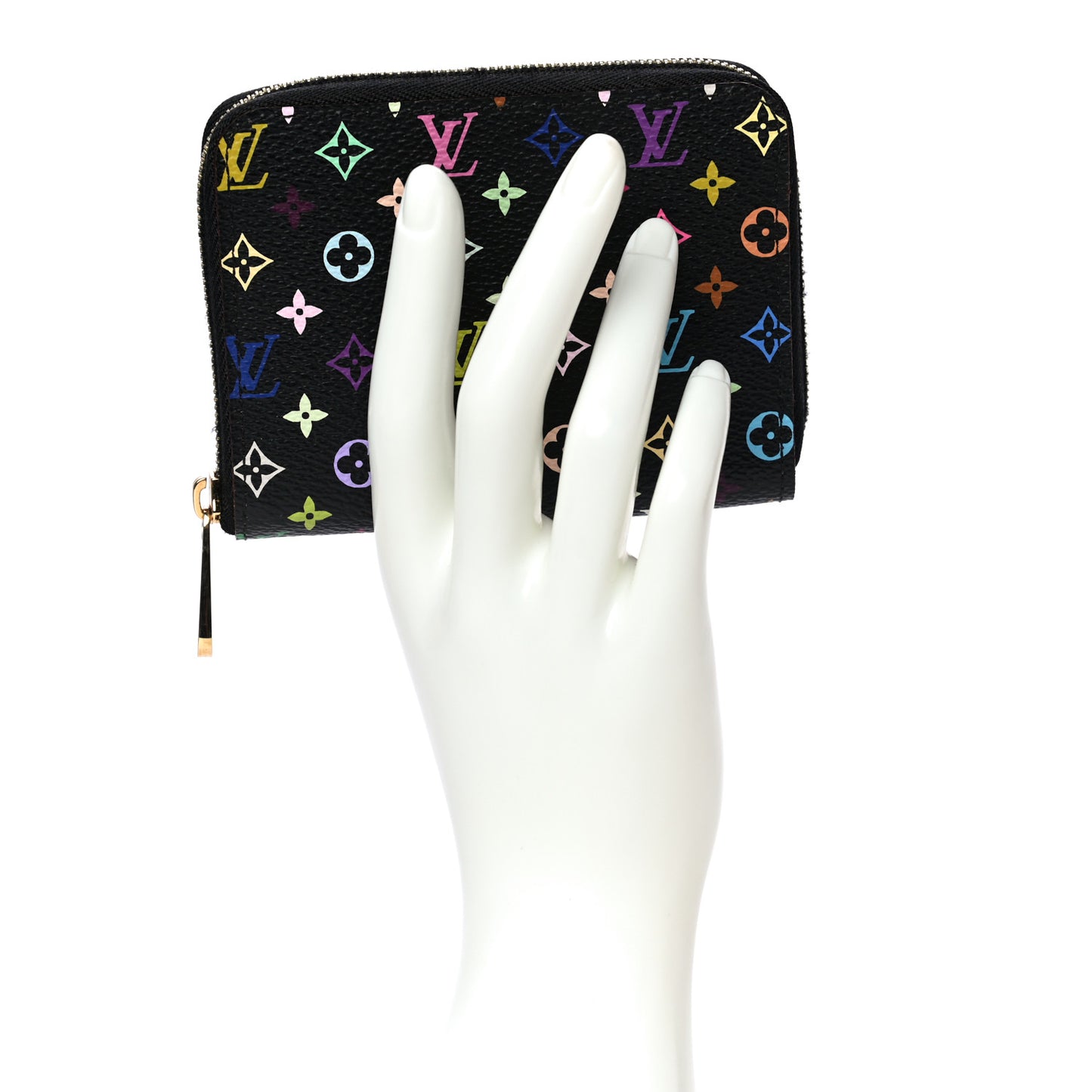 Monogram Multicolor Zippy Coin Purse Black Grenade