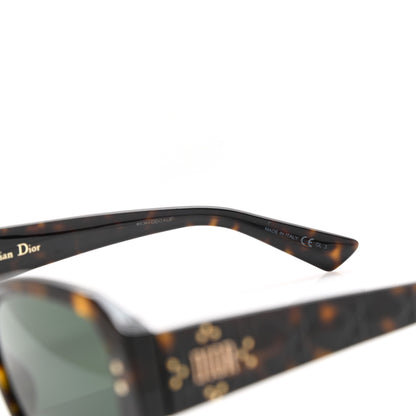 Christian Dior Acetate Cannage Lady Dior Studs 5 Sunglasses Havana 7 of 10