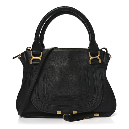 Chloe Calfskin Medium Marcie Satchel Black 1 of 9