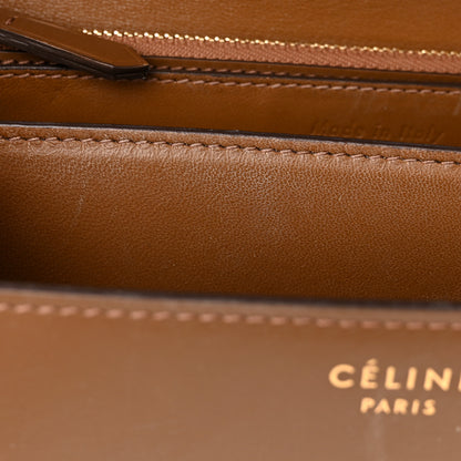 Celine Box Calfskin Medium Classic Box Flap Bag Camel 14 of 22