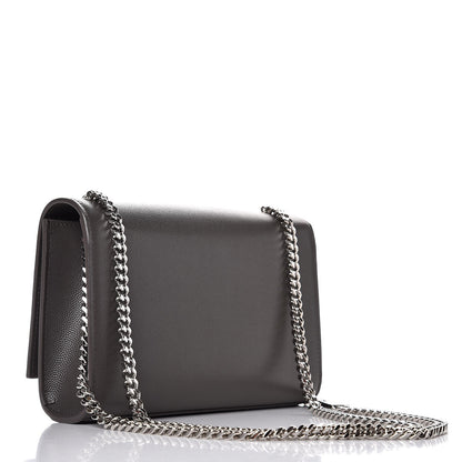 Saint Laurent Grain De Poudre Small Monogram Kate Satchel Earth 3 of 7
