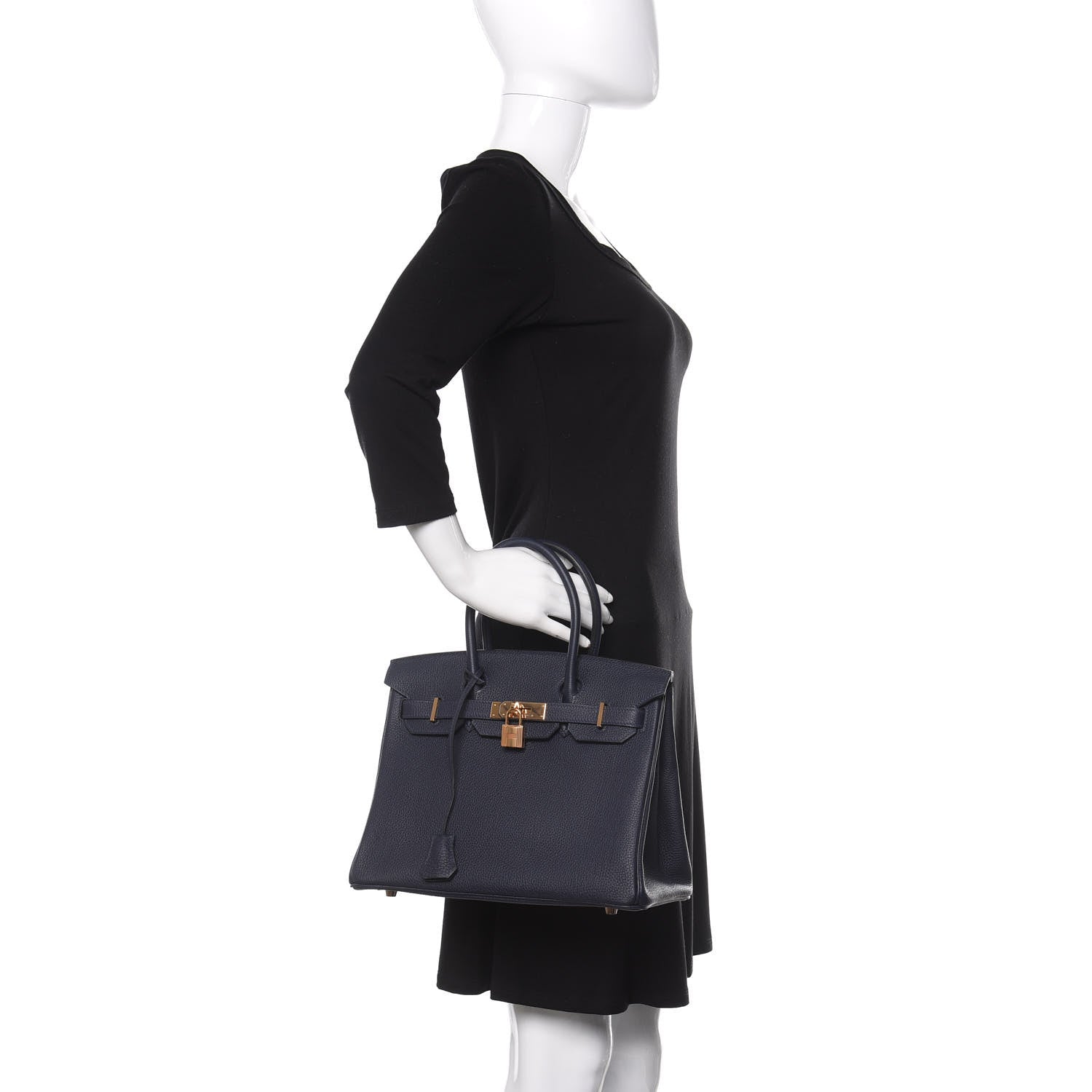 Hermes Togo Birkin 30 Bleu Nuit 2 of 10