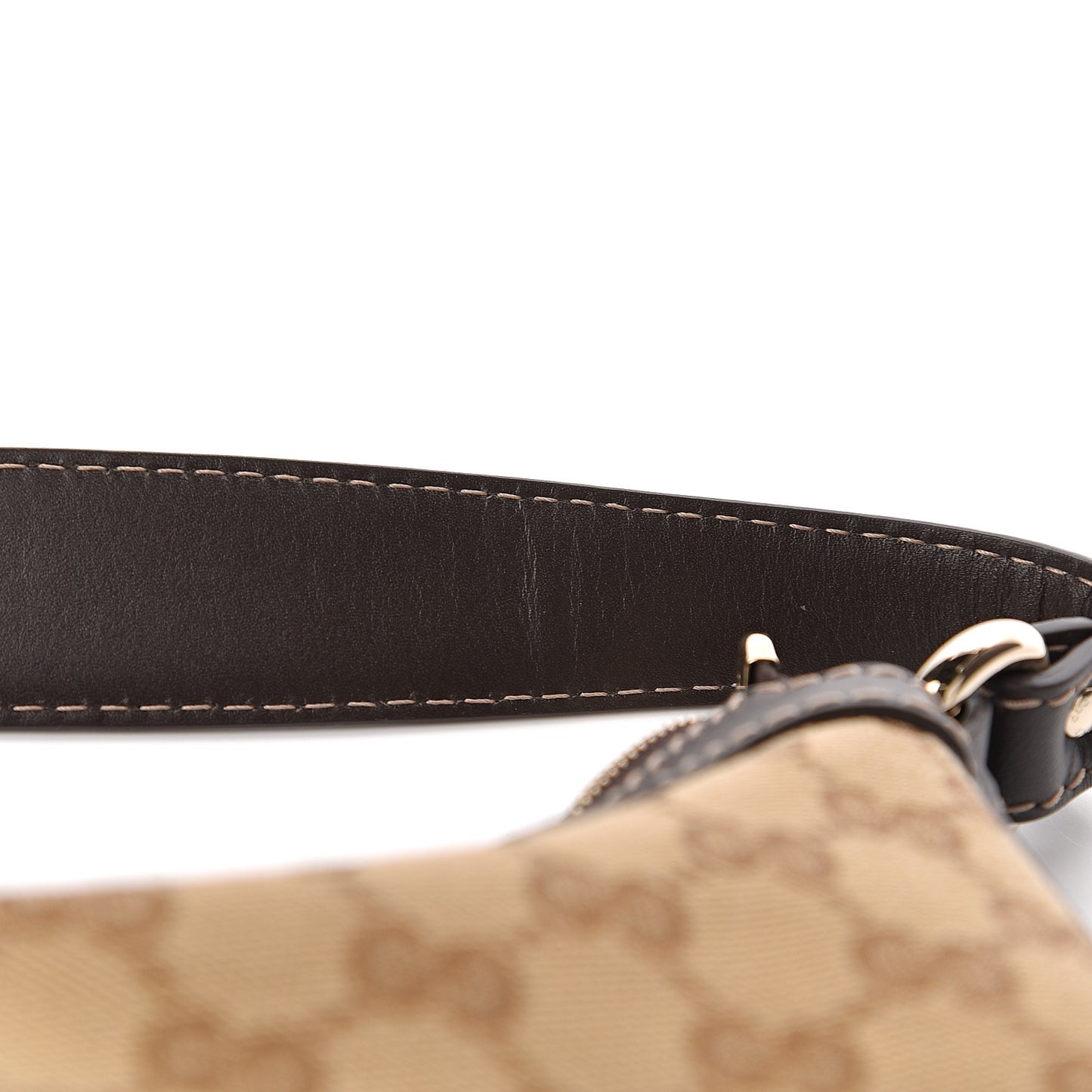 Monogram Medium Lovely Heart Hobo Brown