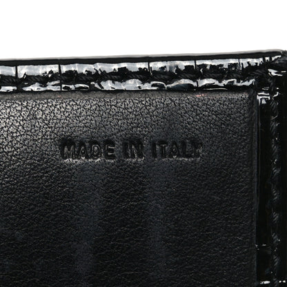 Fendi Patent Zucchino Continental Wallet Black 7 of 10