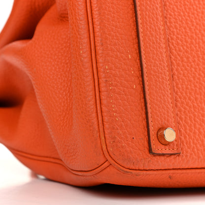 Hermes Togo Birkin 40 Feu 22 of 27
