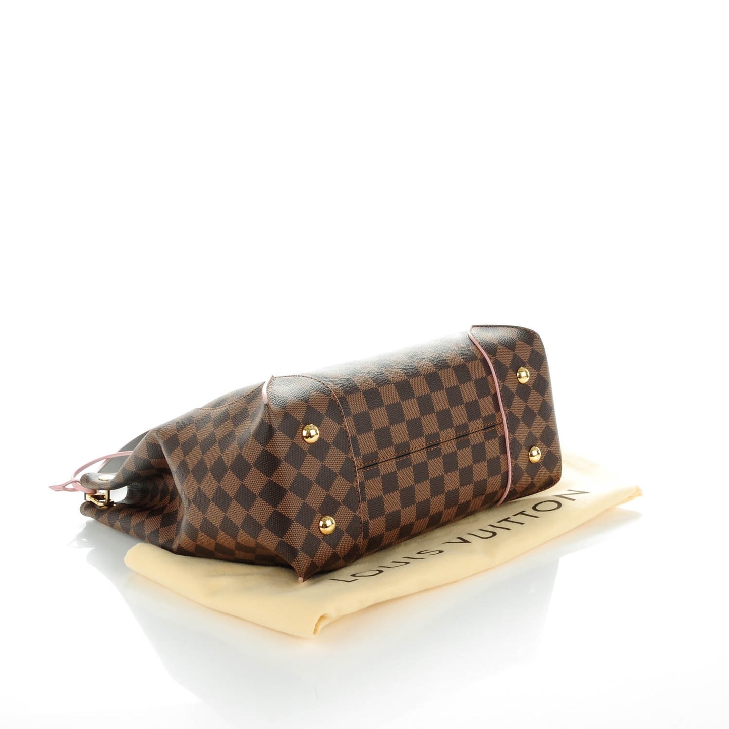Damier Ebene Caissa Hobo Rose Ballerine