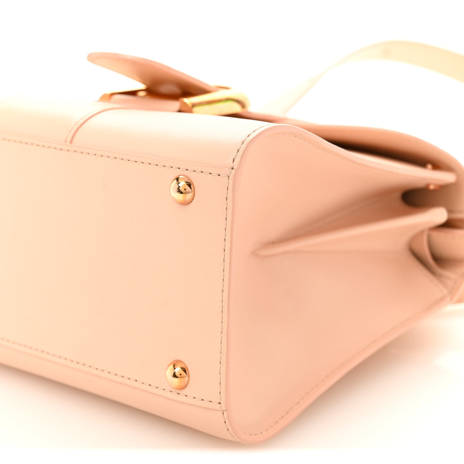 Delvaux Box Calfskin Mini Brillant Satchel Nude 10 of 11