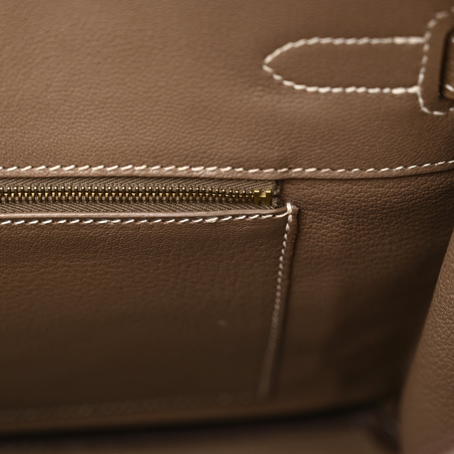 Chevre De Coromandel HAC Birkin 28 Etoupe