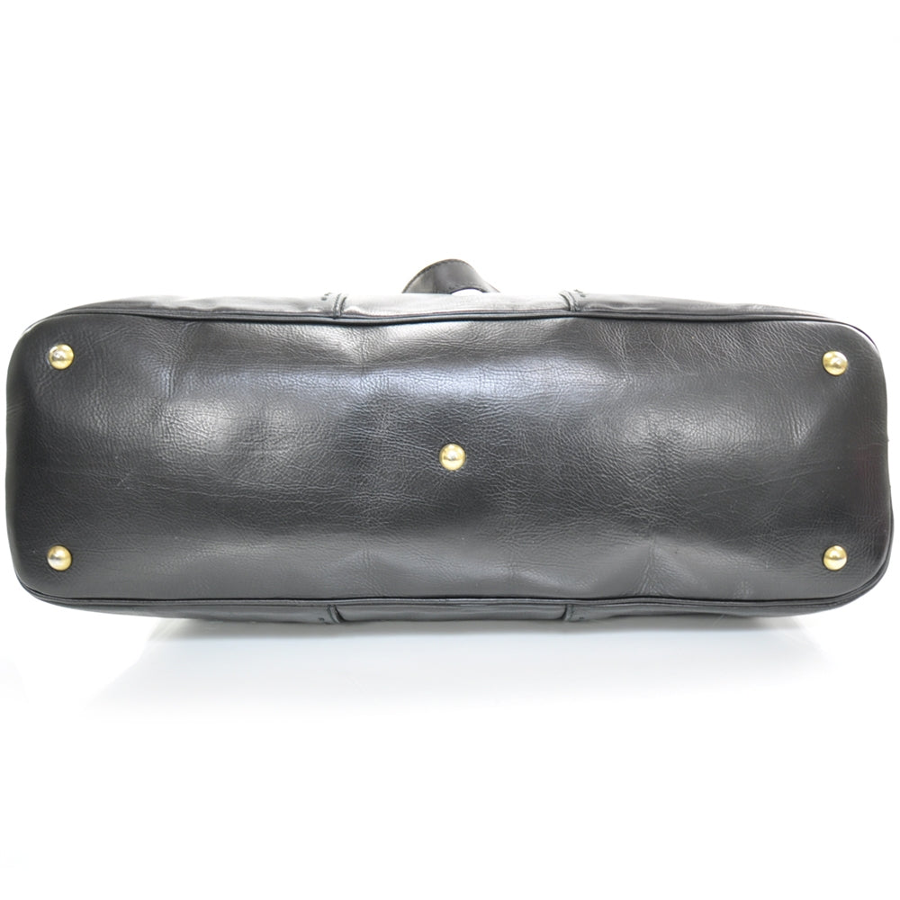 Leather Large Muse Black