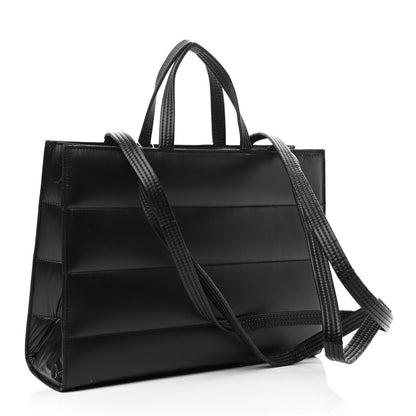 Telfar Nylon Medium Puff Shopping Bag Black 3 of 11