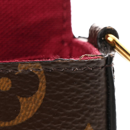 Louis Vuitton Monogram Pochette Felicie Chain Wallet Fuchsia 14 of 16