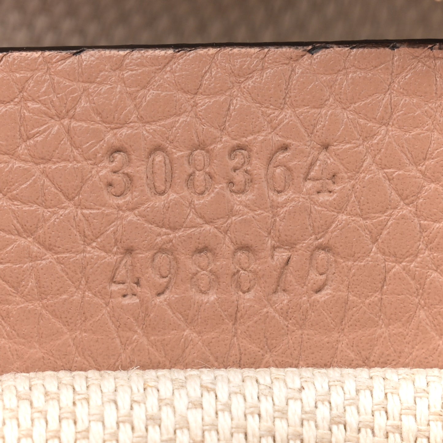 Pebbled Calfskin Small Soho Disco Bag Camelia