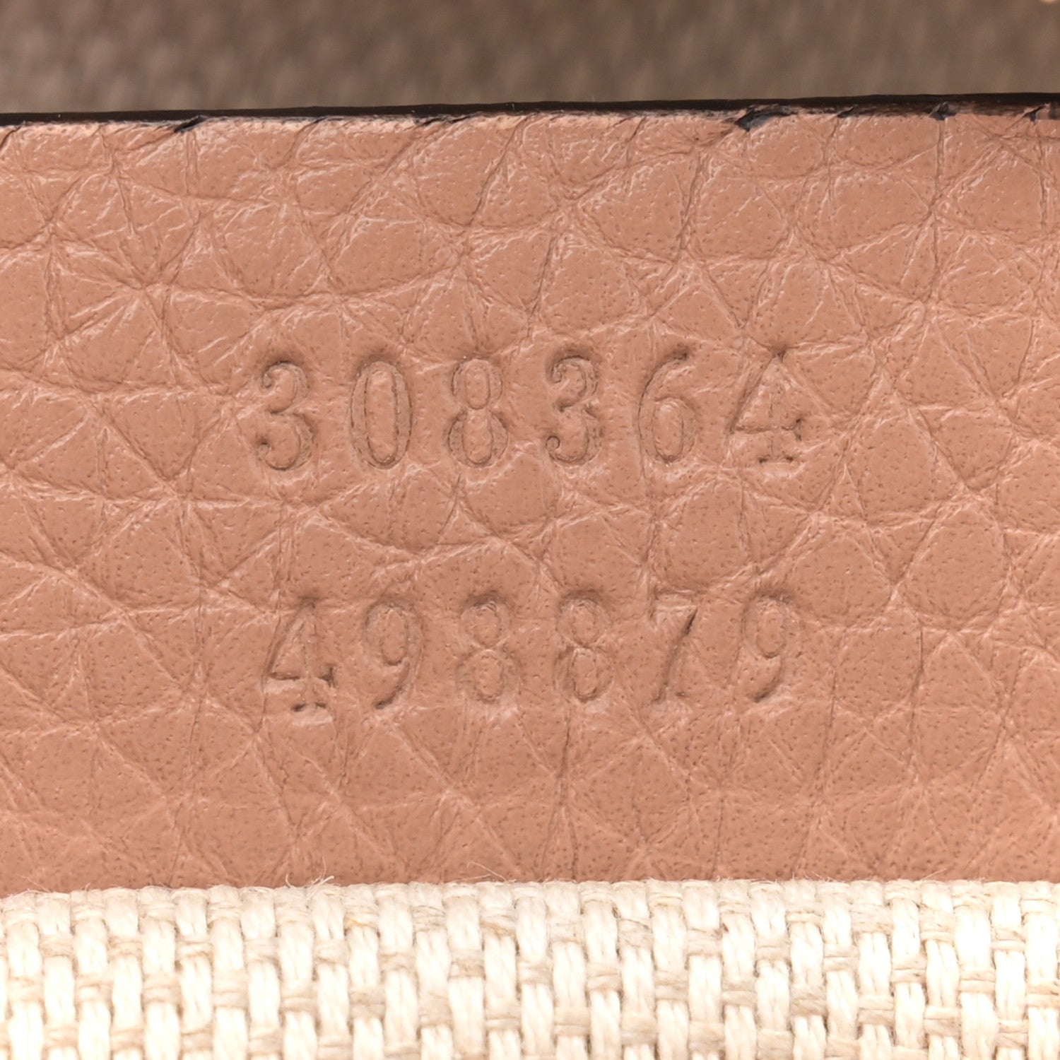 Gucci Pebbled Calfskin Small Soho Disco Bag Camelia 7 of 13