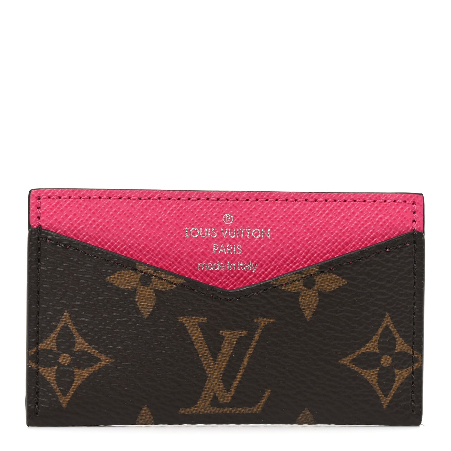 Monogram Kirigami Card Holder Insert Pondichery Pink