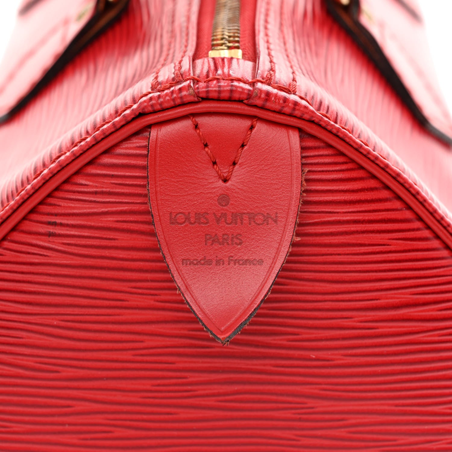 Louis Vuitton Epi Speedy 25 Castillan Red 6 of 11