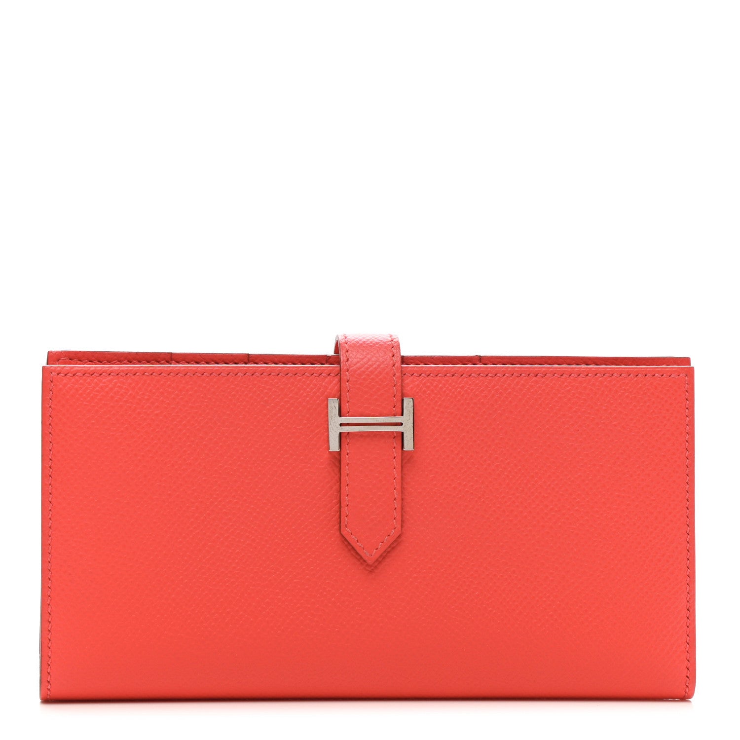 Hermes Epsom Bearn Gusset Wallet Rose Jaipur 1 of 8