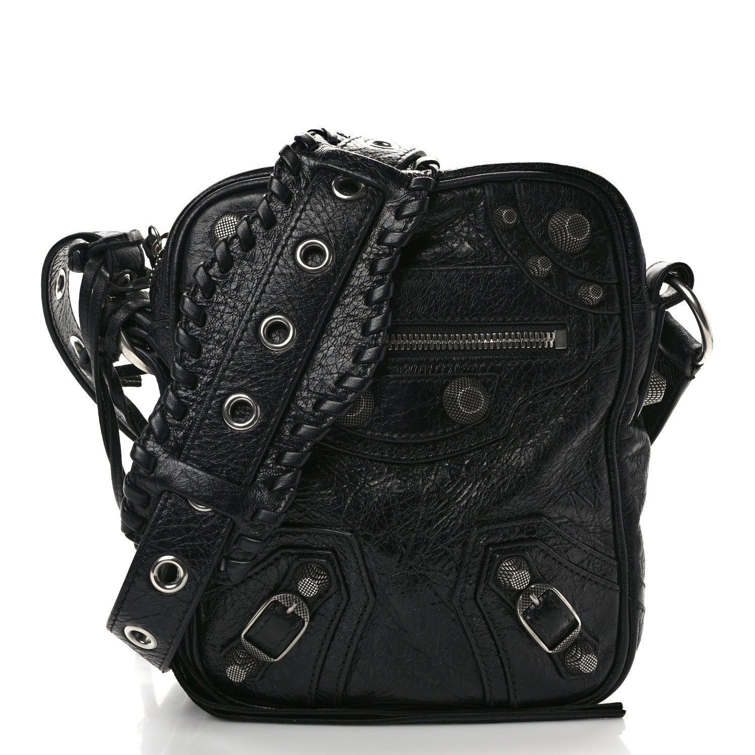Balenciaga Agneau Arena Le Cagole Crossbody Bag Black 3 of 15