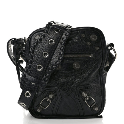 Balenciaga Agneau Arena Le Cagole Crossbody Bag Black 3 of 15