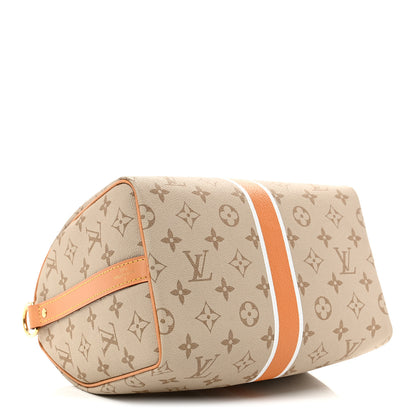 Louis Vuitton Monopaname Speedy Bandouliere 25 Beige Ocher 4 of 9