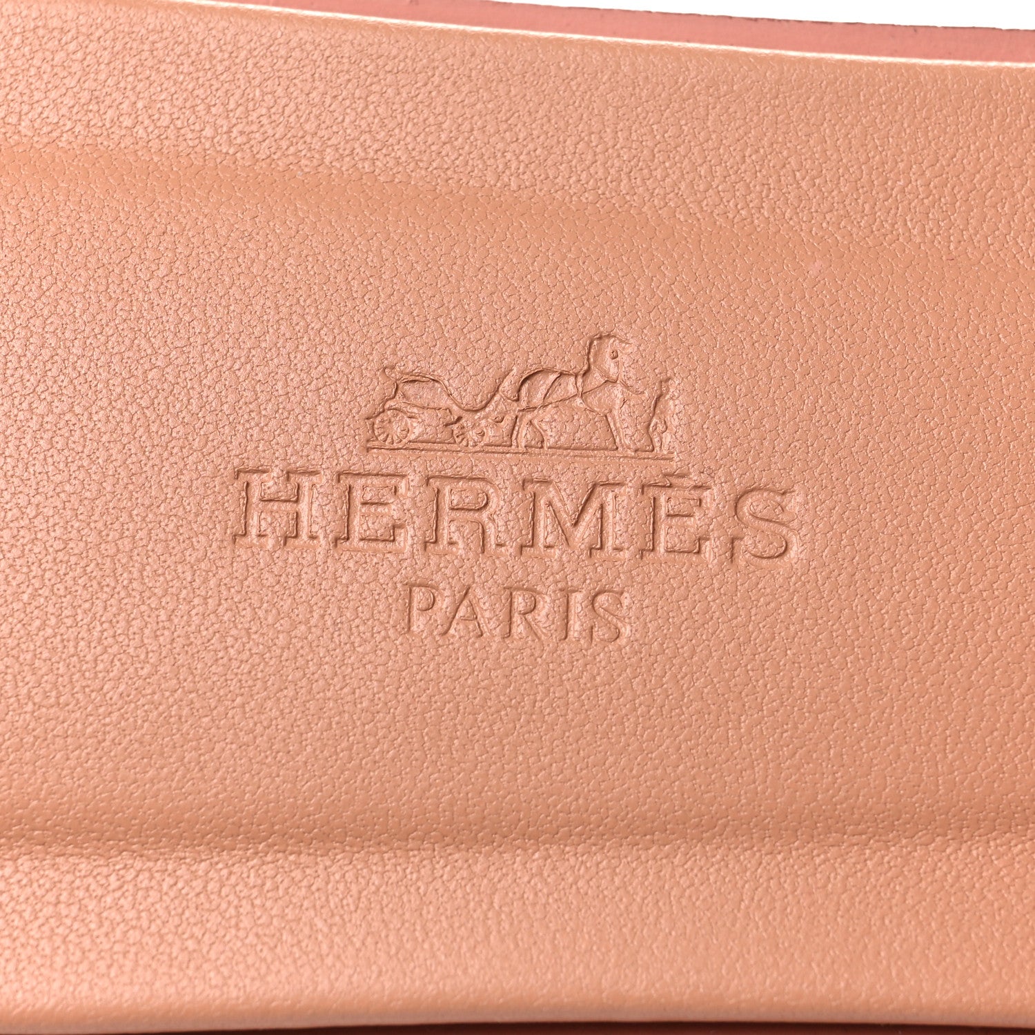 Hermes Box Calfskin Oran Sandals 39 Granite Rose 8 of 9