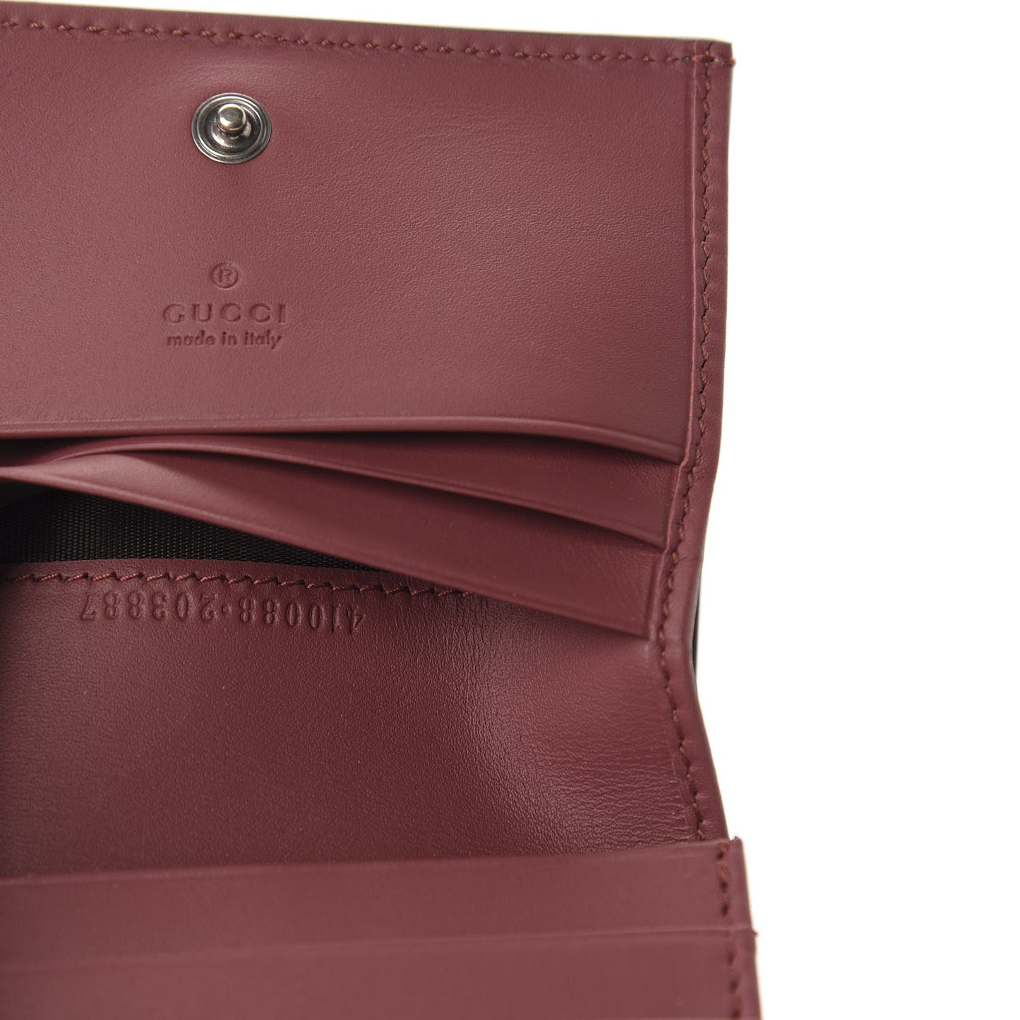 GG Supreme Monogram Blooms Card Case Beige Multicolor Dry Rose