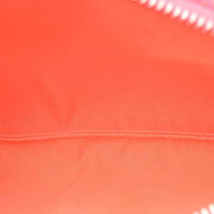 Chanel Mixed Fibers Calfskin Medium Deauville Tote Pink Orange 7 of 12