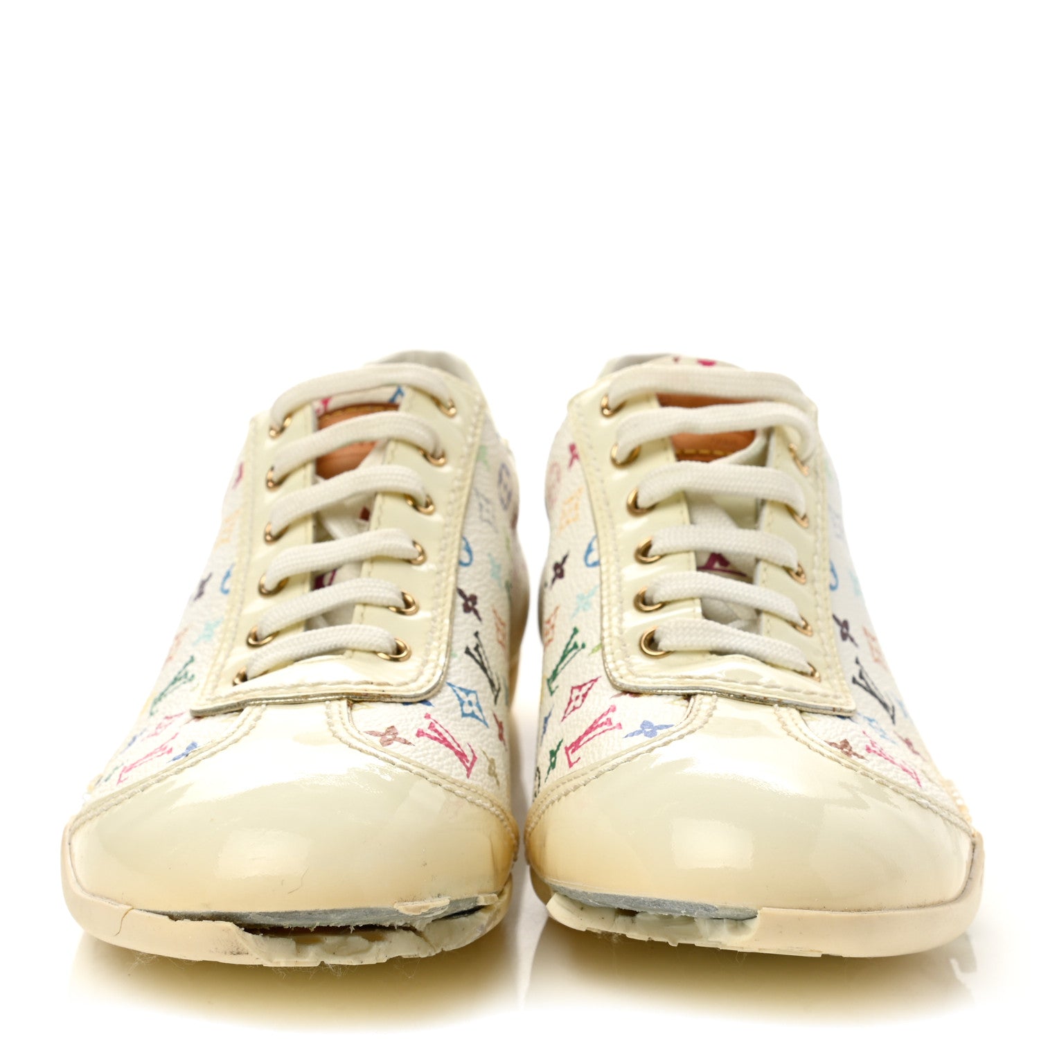 Louis Vuitton Monogram Multicolor Sneakers 36 White 2 of 17