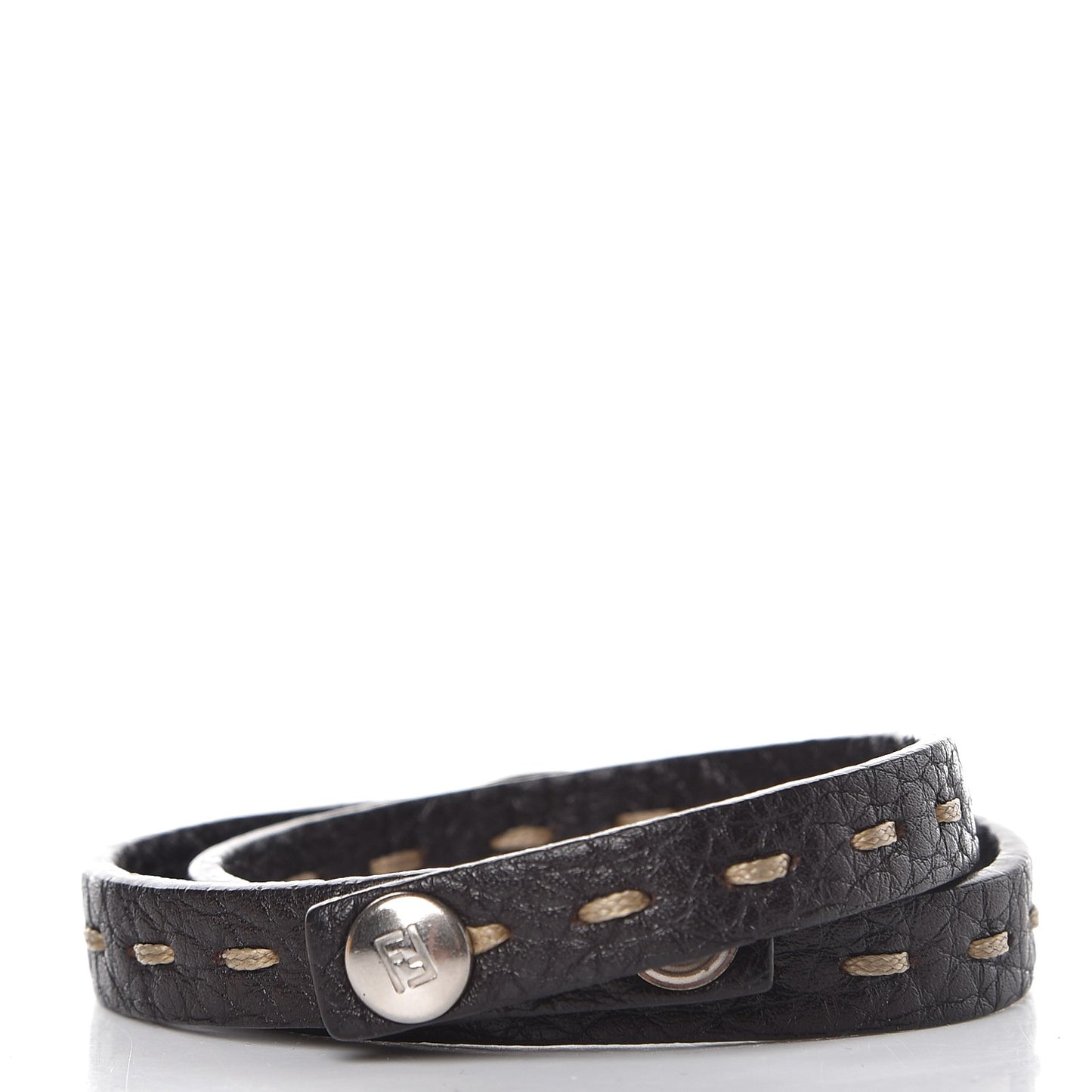Calfskin Romano Selleria Bracelet Brown