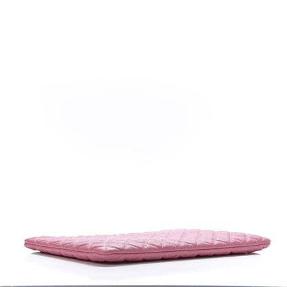 Chanel Caviar Quilted Large Cosmetic Case Rose Pink 3 of 9