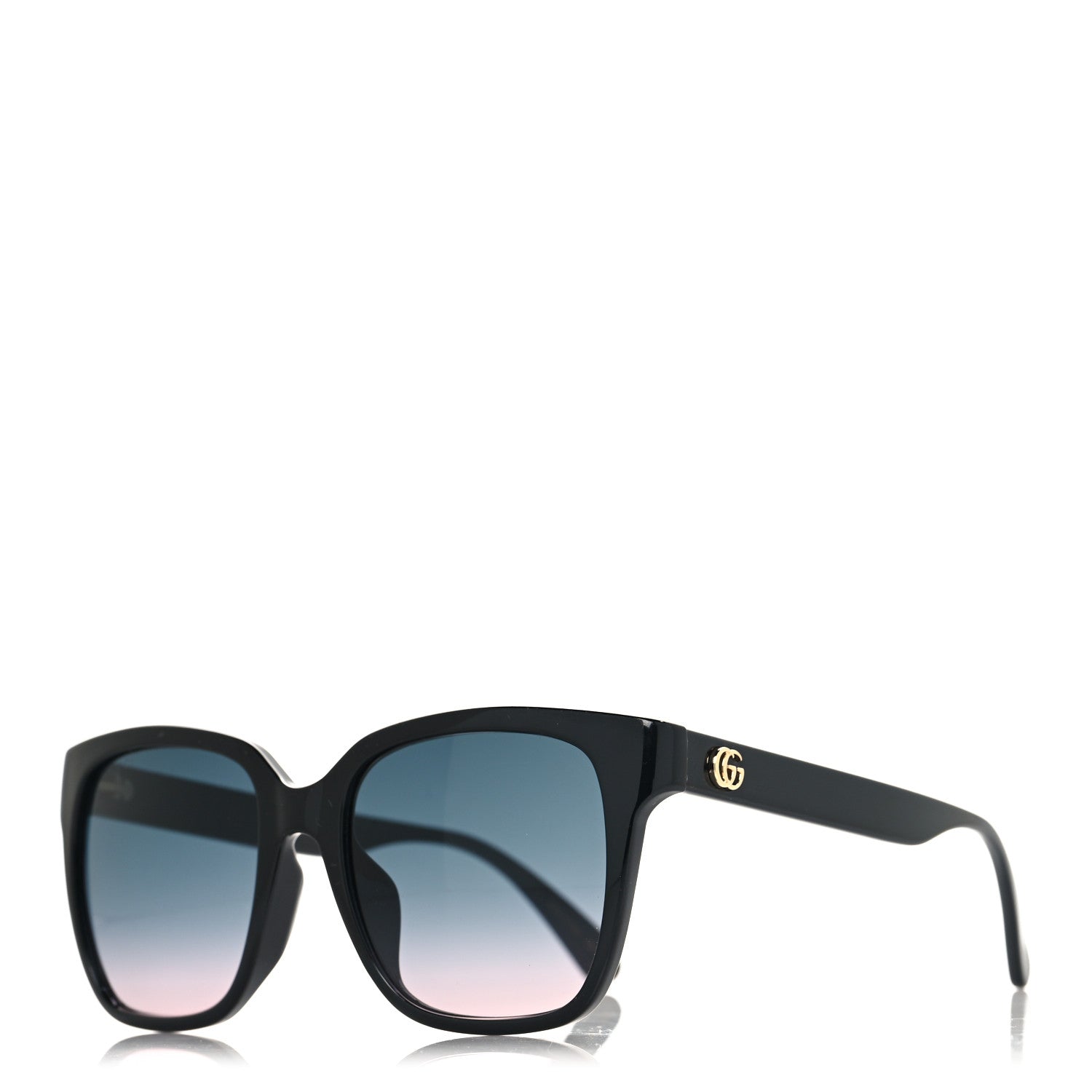 Gucci Acetate Square Frame GG0715SA Sunglasses Black 1 of 7