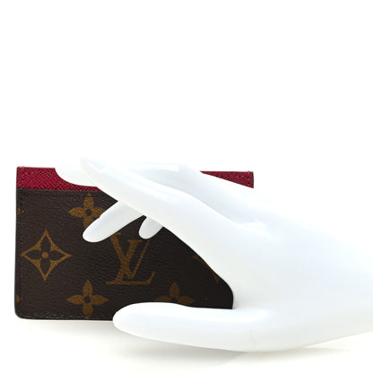Louis Vuitton Monogram Card Holder Fuchsia 2 of 6
