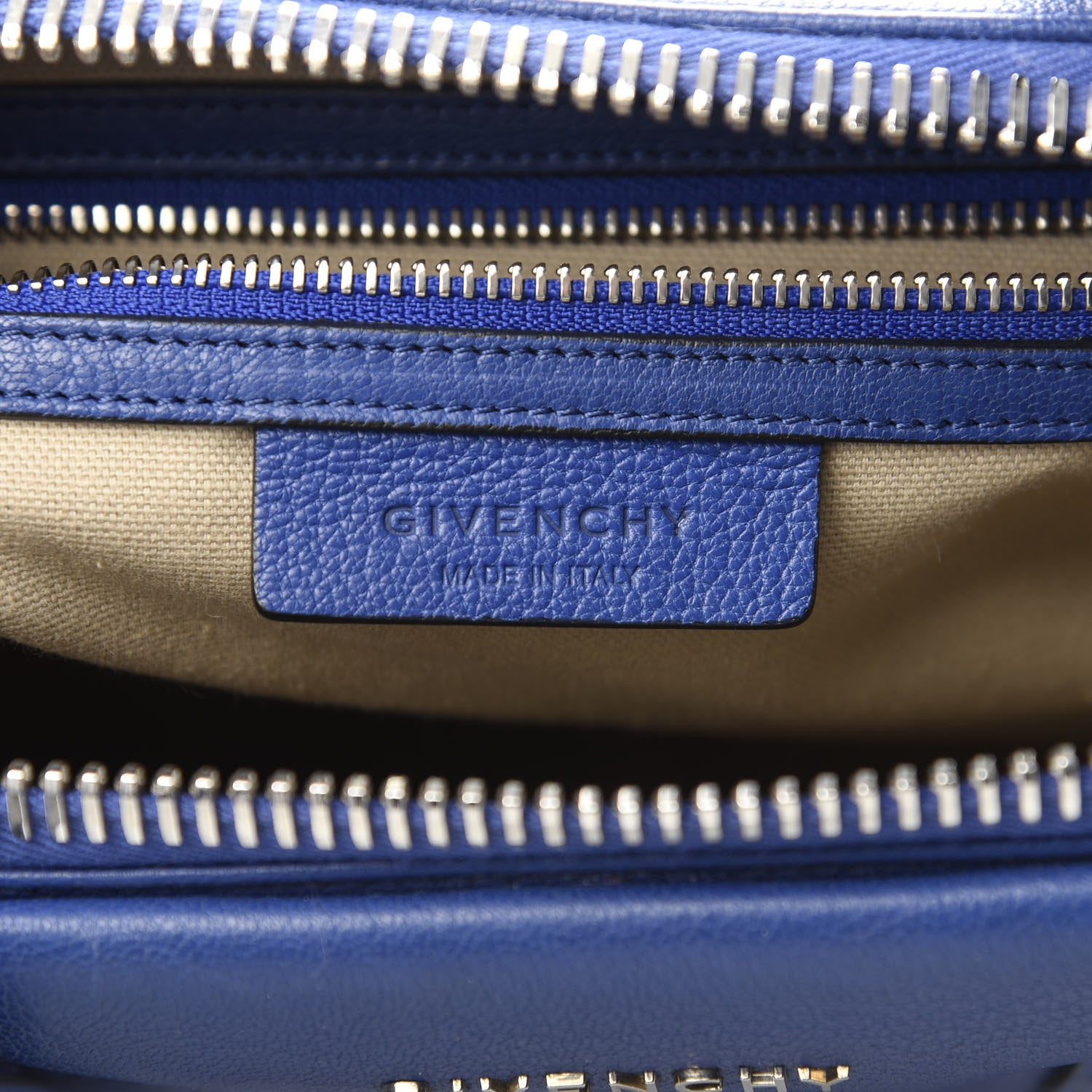 Givenchy Sugar Goatskin Medium Antigona Bright Blue 6 of 11