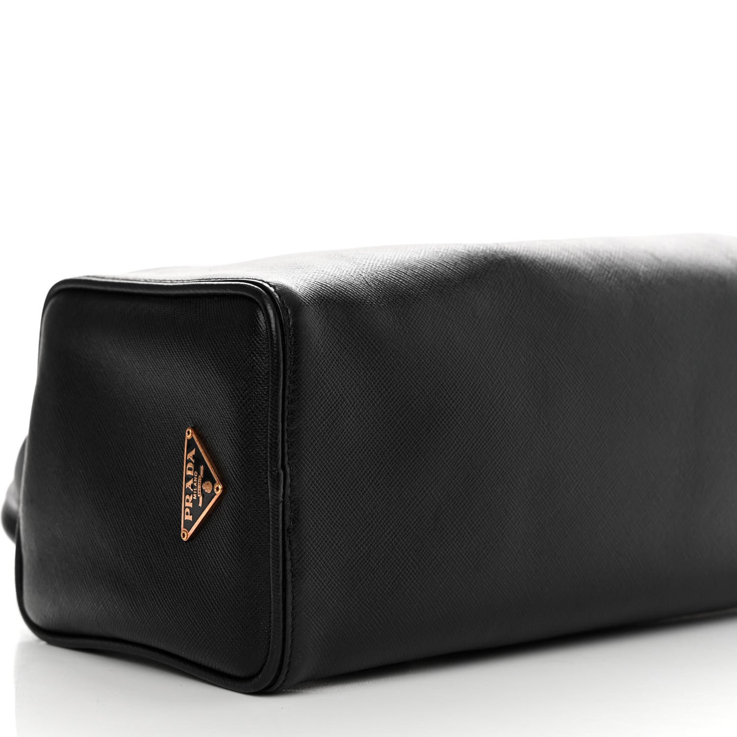Saffiano Rectangular Shoulder Bag Black