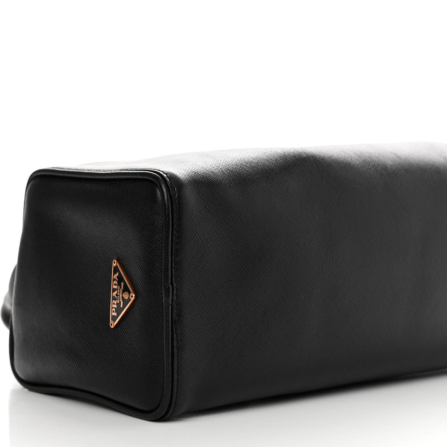 Prada Saffiano Rectangular Shoulder Bag Black 8 of 13