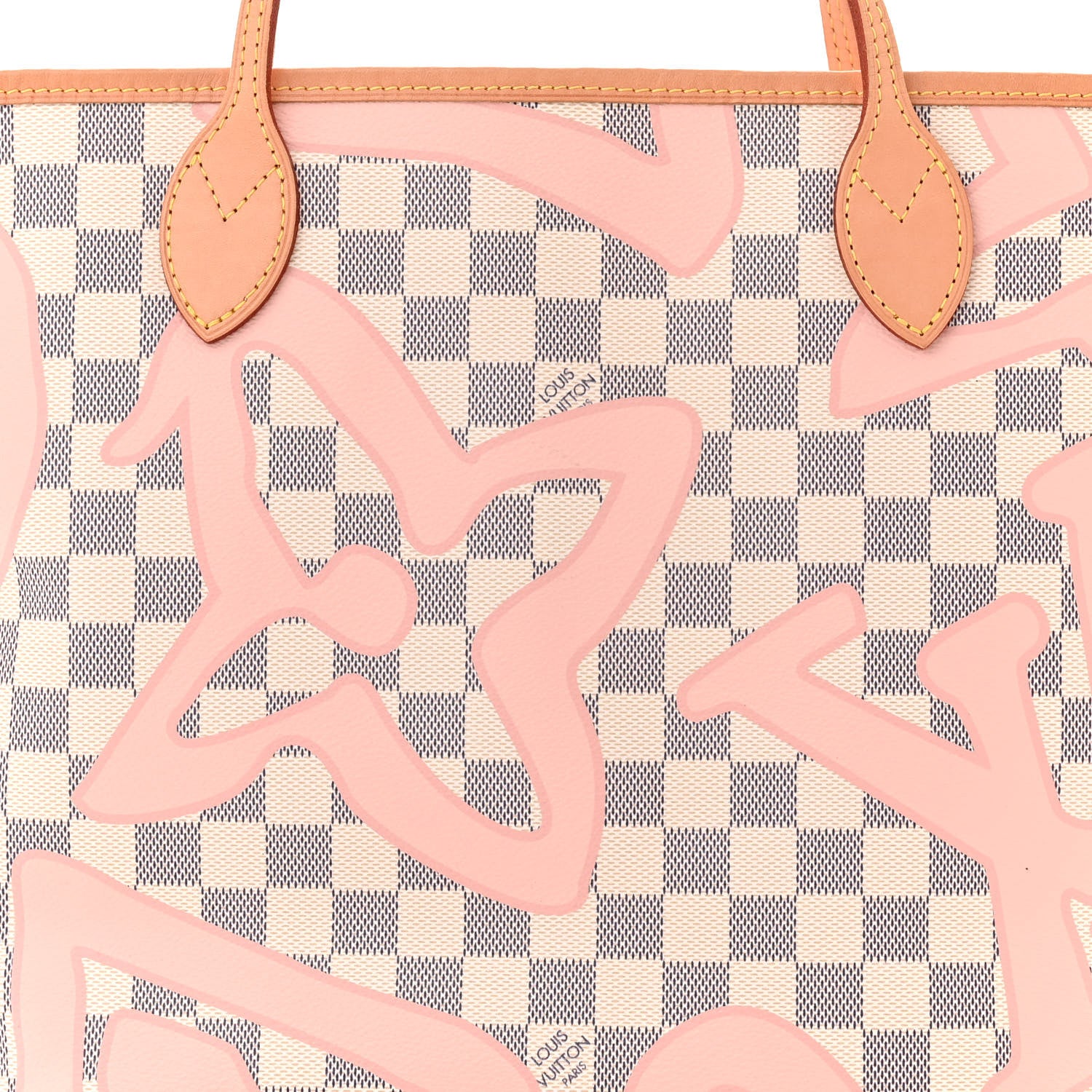 Louis Vuitton Damier Azur Tahitienne Neverfull MM 7 of 9
