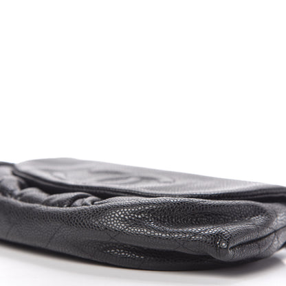 Chanel Caviar Half Moon Wallet On Chain WOC Black 7 of 10