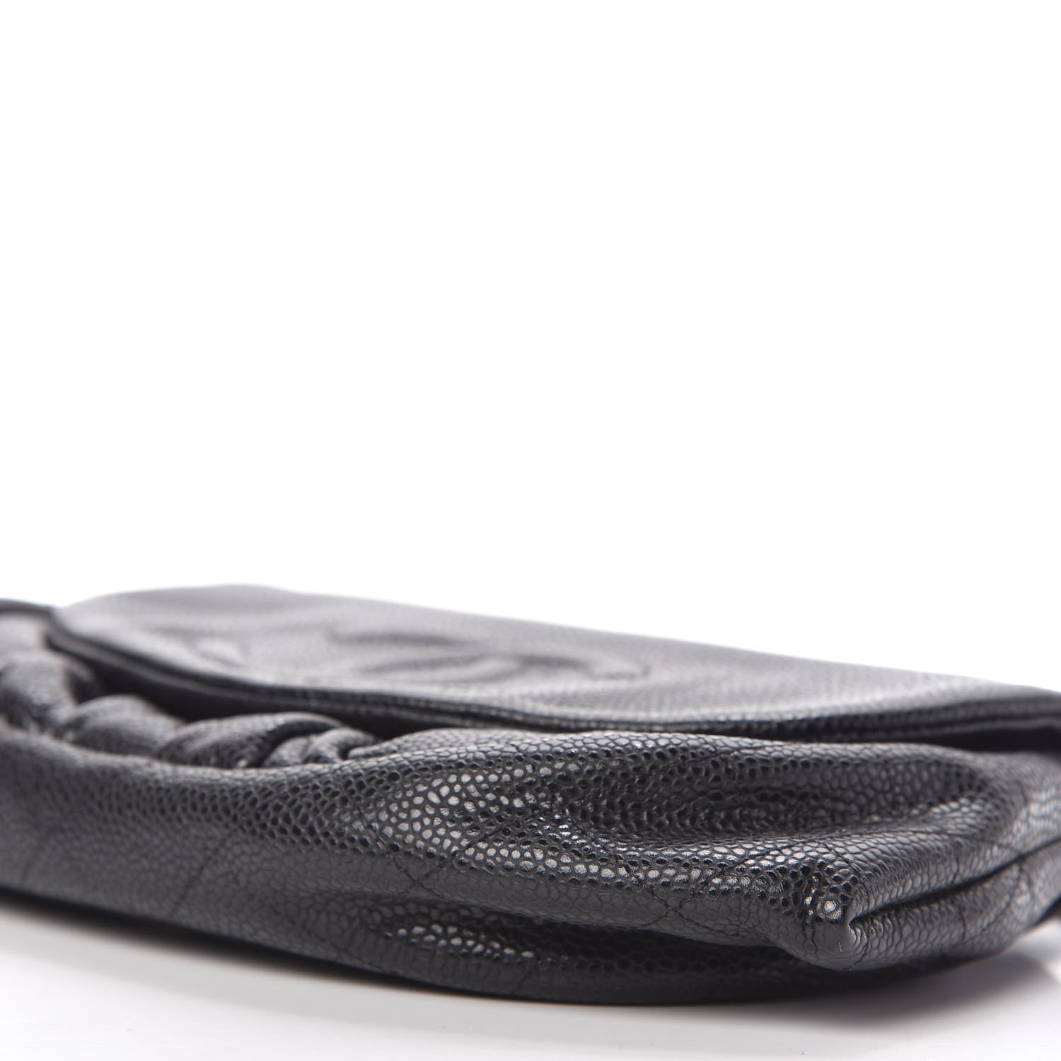 Chanel Caviar Half Moon Wallet On Chain WOC Black 7 of 10