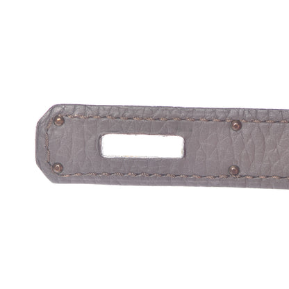 Hermes Taurillon Clemence Kelly Retourne 28 Etain 30 of 42