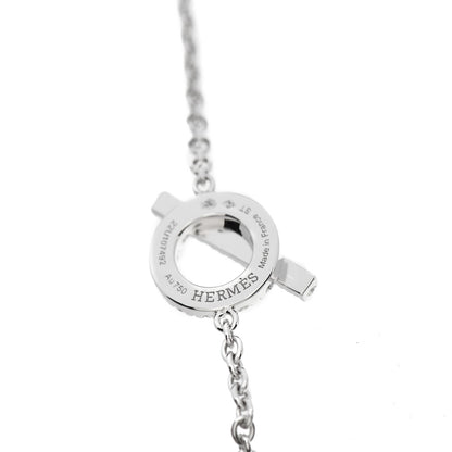 Hermes 18K White Gold Diamond Finesse Bracelet ST 3 of 4