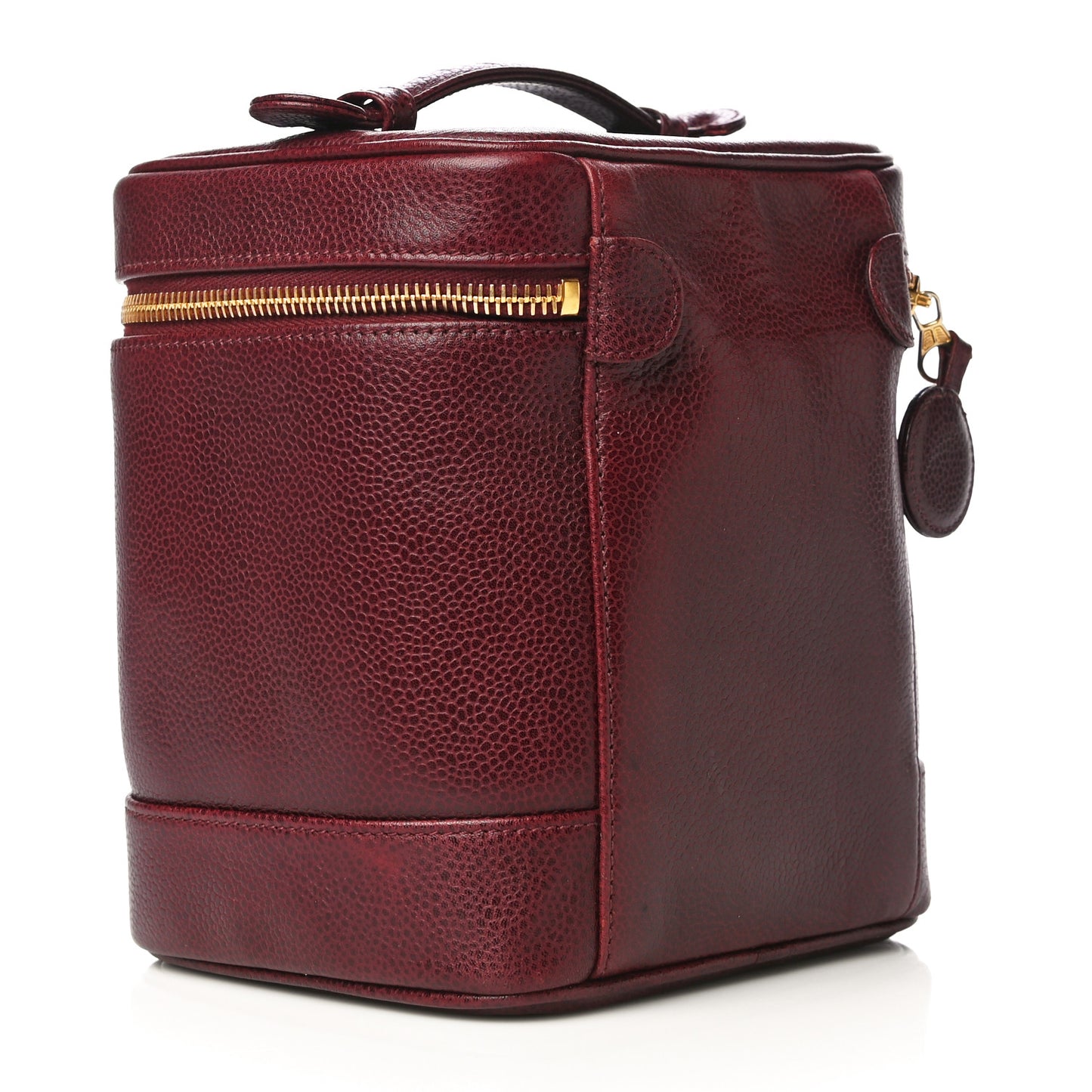 Caviar Vanity Cosmetic Case Burgundy