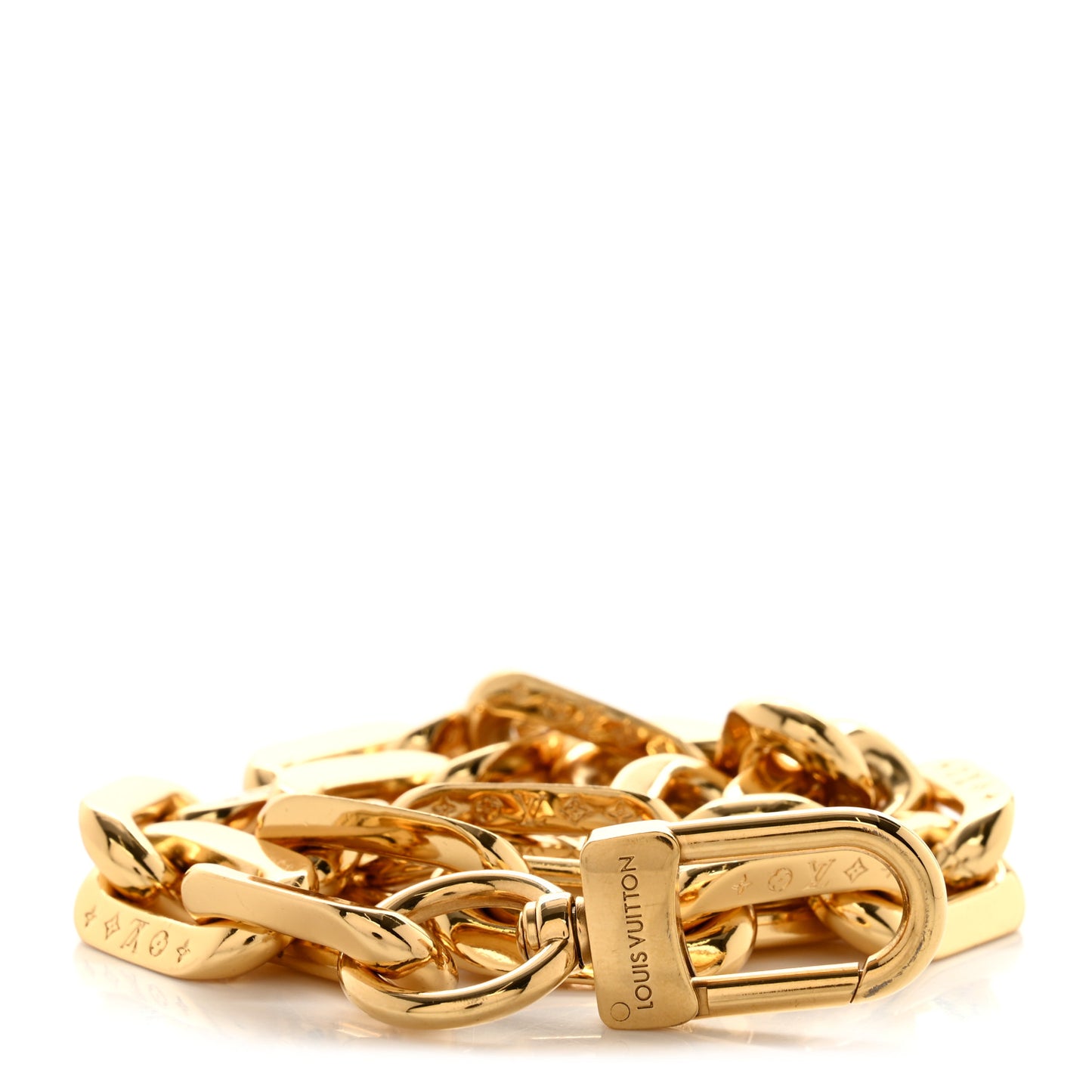 Metal Coussin PM Chain Strap Gold