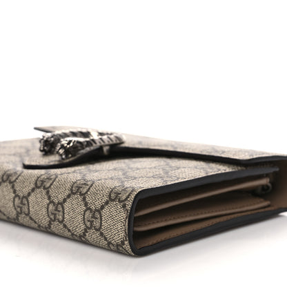 Gucci GG Supreme Monogram Mini Dionysus Chain Wallet Beige Taupe 10 of 11