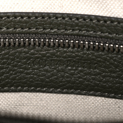 Gucci Piuma Calfskin Jumbo GG Embossed Double Buckle Medium Messenger Bag Dark Vintage Olive 7 of 10