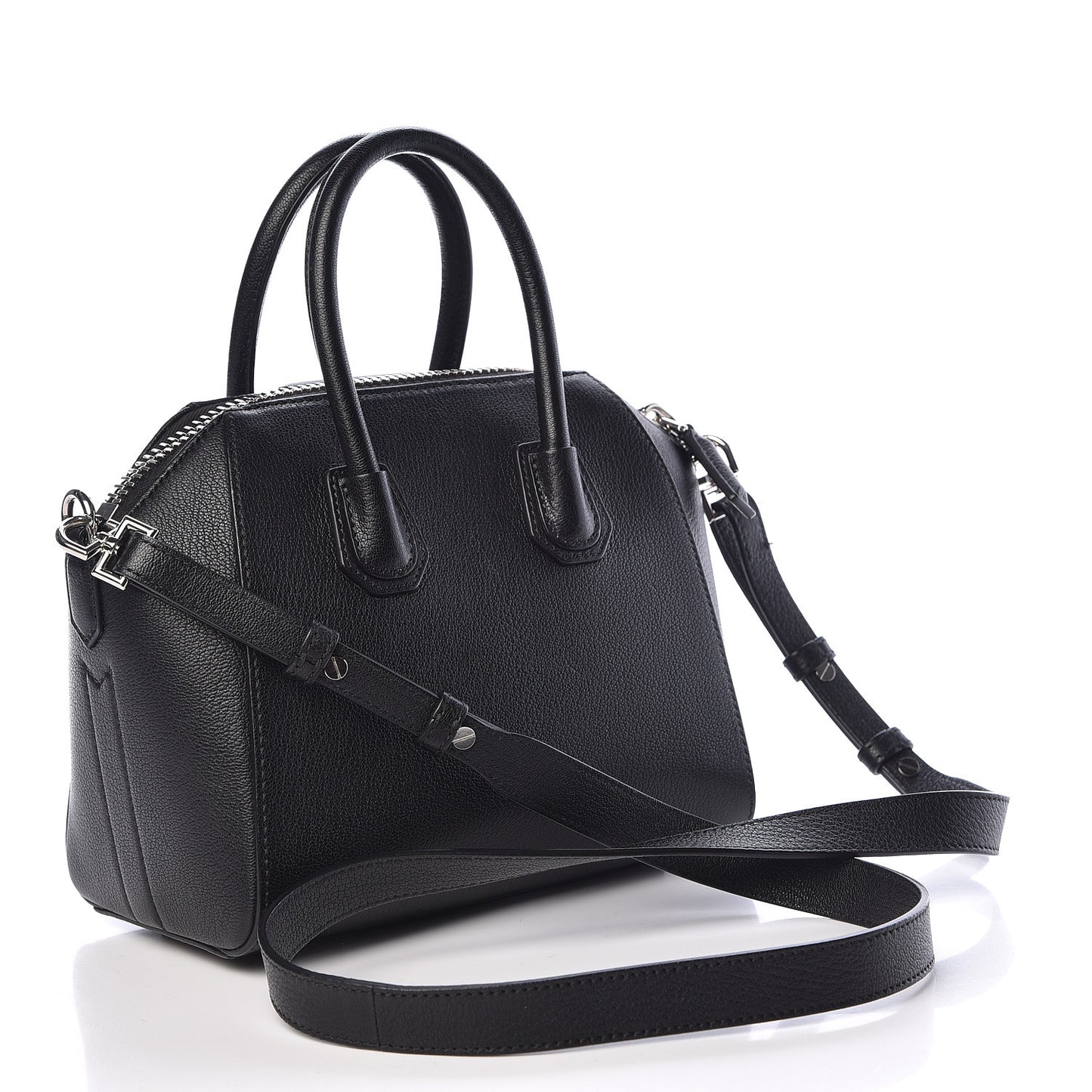 Sugar Goatskin Mini Antigona Black