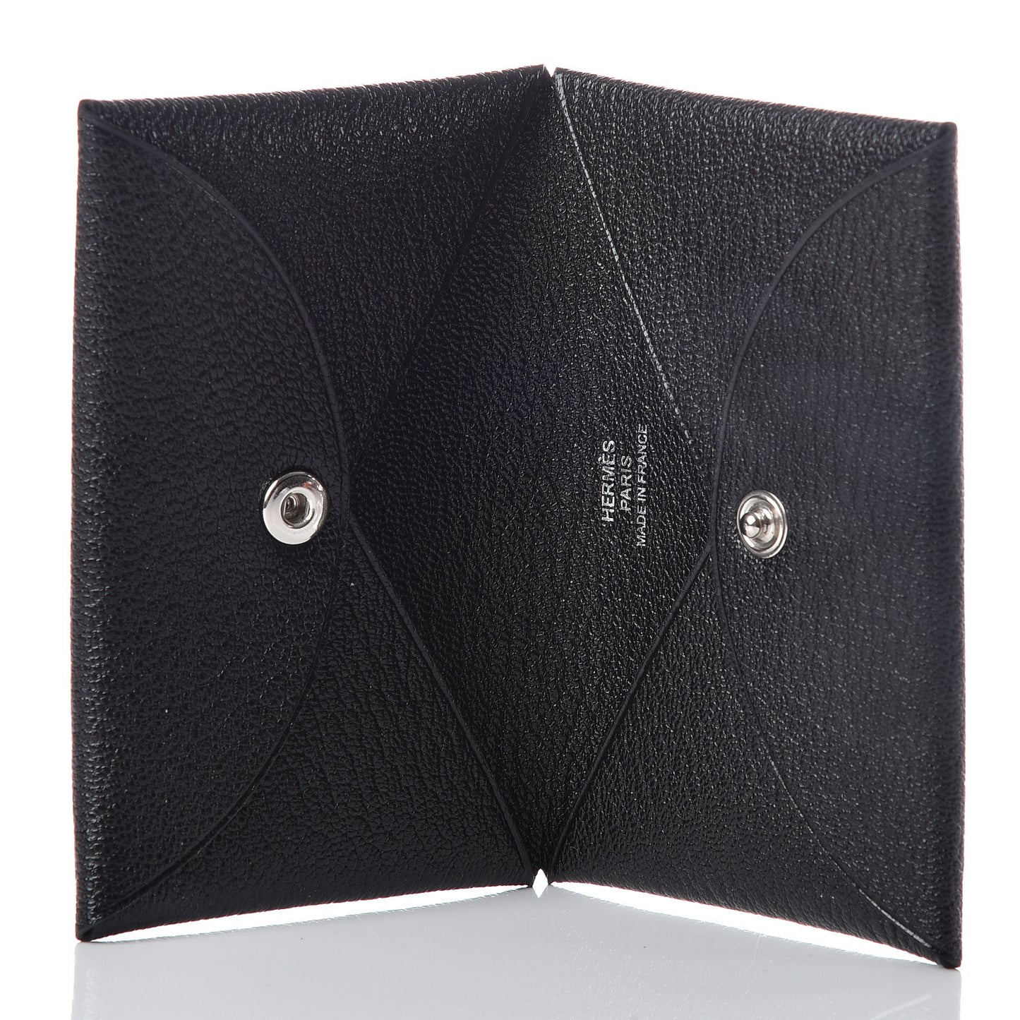 Chevre Mysore Calvi Card Case Black